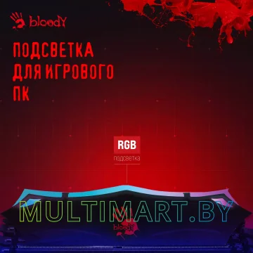 Оперативная память A4Tech Bloody RGB Gaming 16GB DDR4 PC4-25600 (BDM016A3200RD) картинка 4